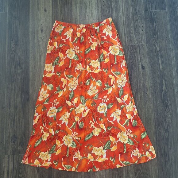 💙 Melrose Collectibles Maxi Skirt - 100% Rayon - Picture 8 of 8